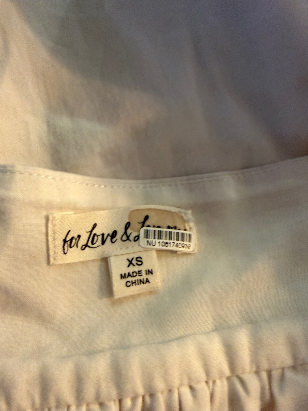 For Love & Lemons Tea Time Babydoll Dress- size XS - Picture 5 of 9